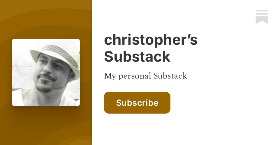 christopher’s Substack | christopher Kaine | Substack