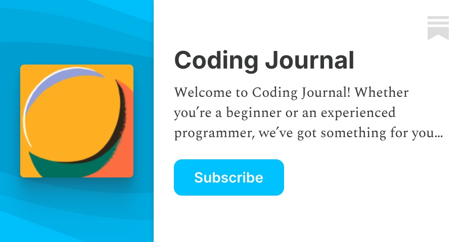 Coding Journal | Desmond Kokkas | Substack