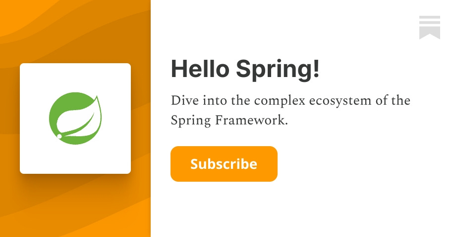 Spring hot sale framework ecosystem