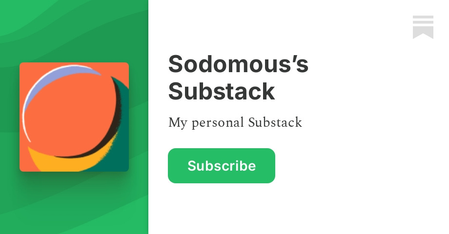 Sodomous’s Substack | Sodomous Huxley | Substack