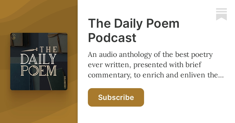 About - The Daily Poem Podcast