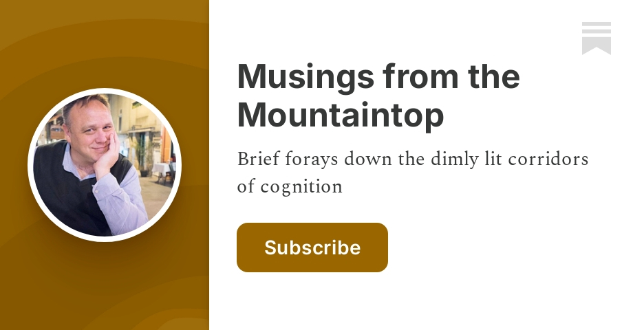 Musings from the Mountaintop | Daryl Hitchcock | Substack