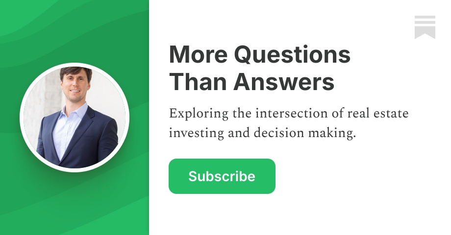 More Questions Than Answers | Drew Pearson | Substack