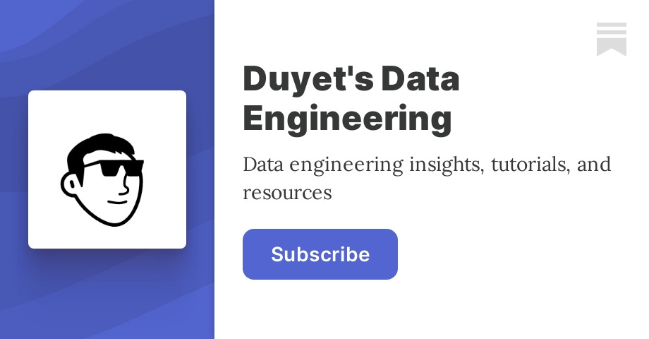 Duyet's Data Engineering | Substack