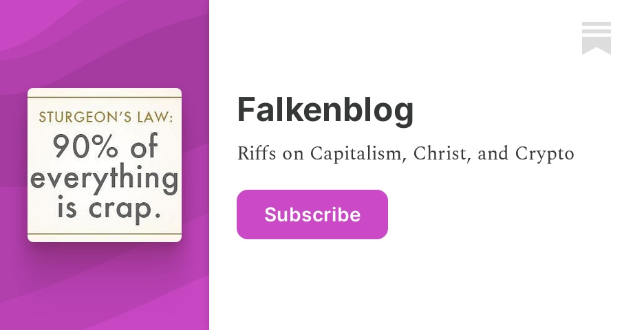 Falkenblog Eric Falkenstein Substack