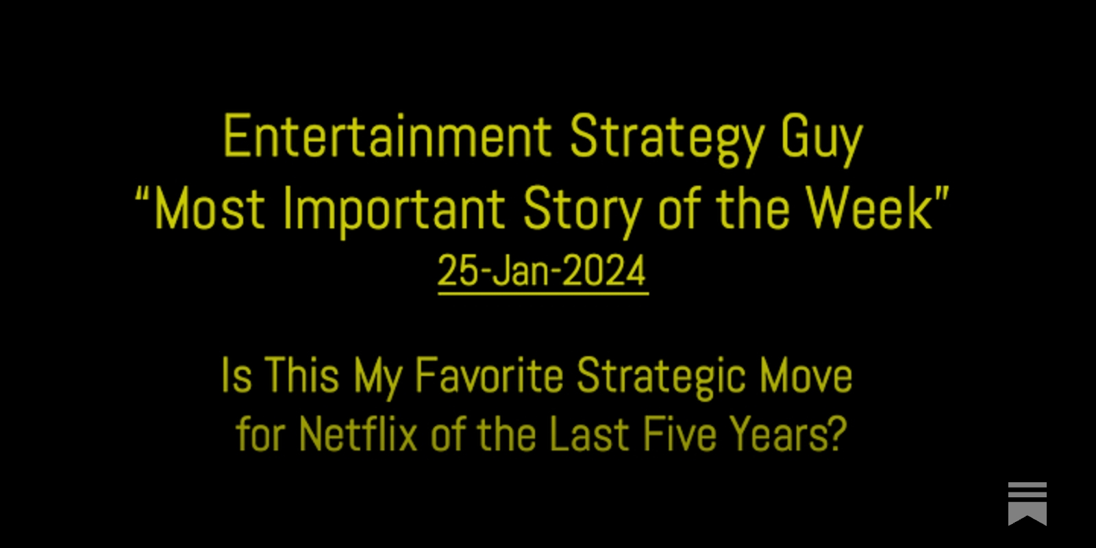 Did Netflix Just Make Their Best Strategic Move in the Last Five