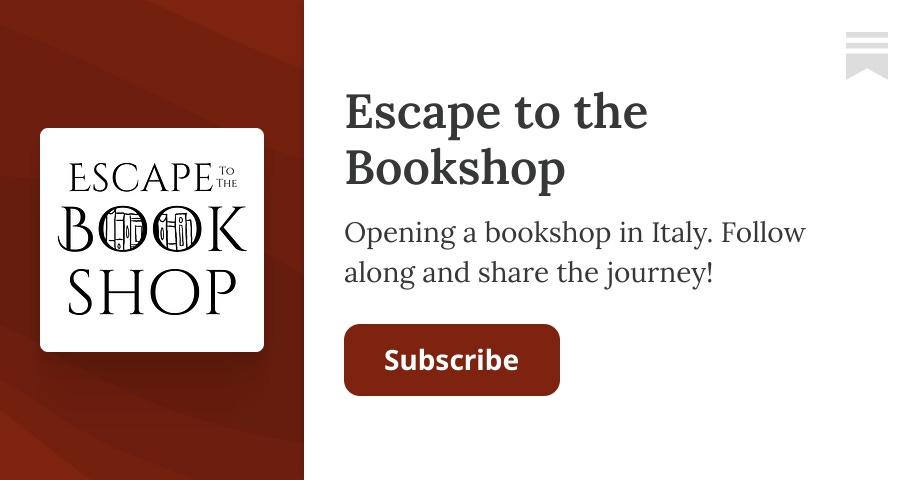 Escape to the Bookshop | Sarah Bringhurst Familia | Substack