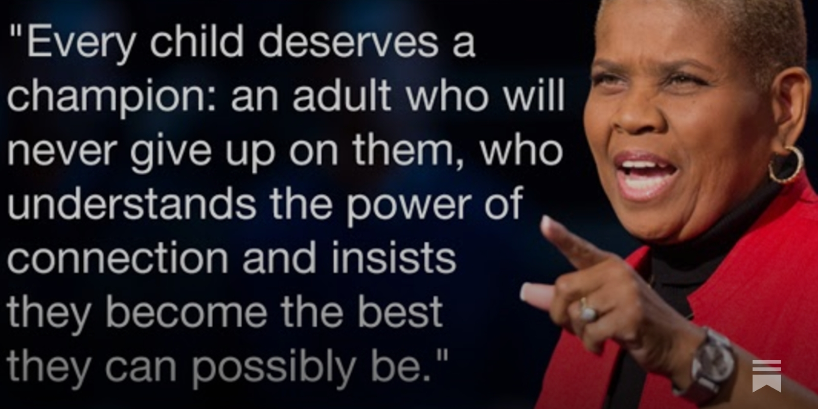 2 Every child needs a champion but every champion needs to be