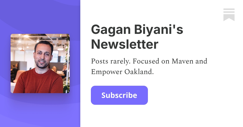 Gagan Biyani's Newsletter | Substack