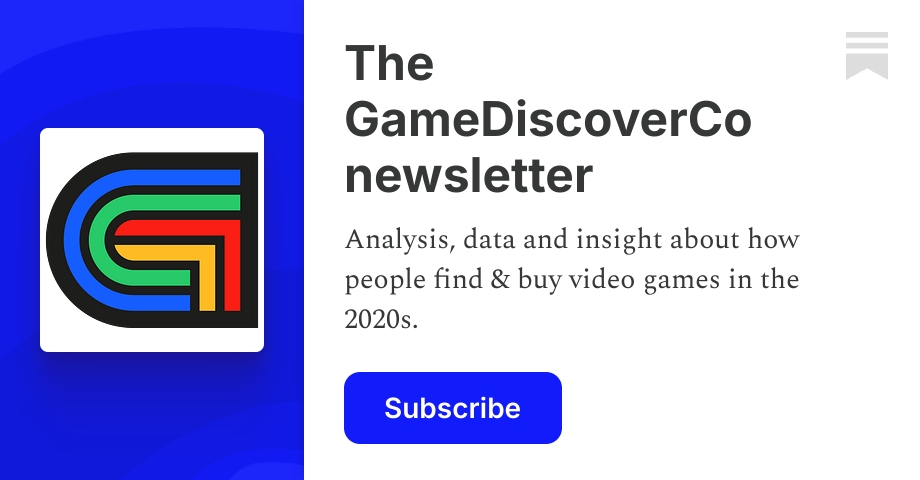 The GameDiscoverCo newsletter | Simon Carless | Substack