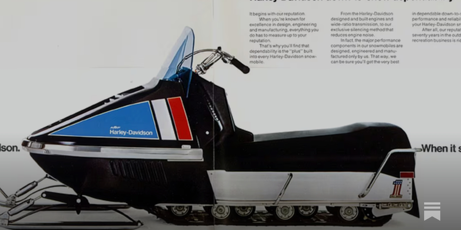 Harley davidson store snowmobile