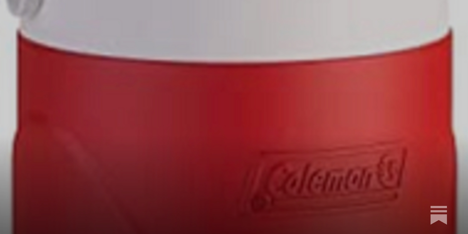 Red coleman 1 gallon water jug top