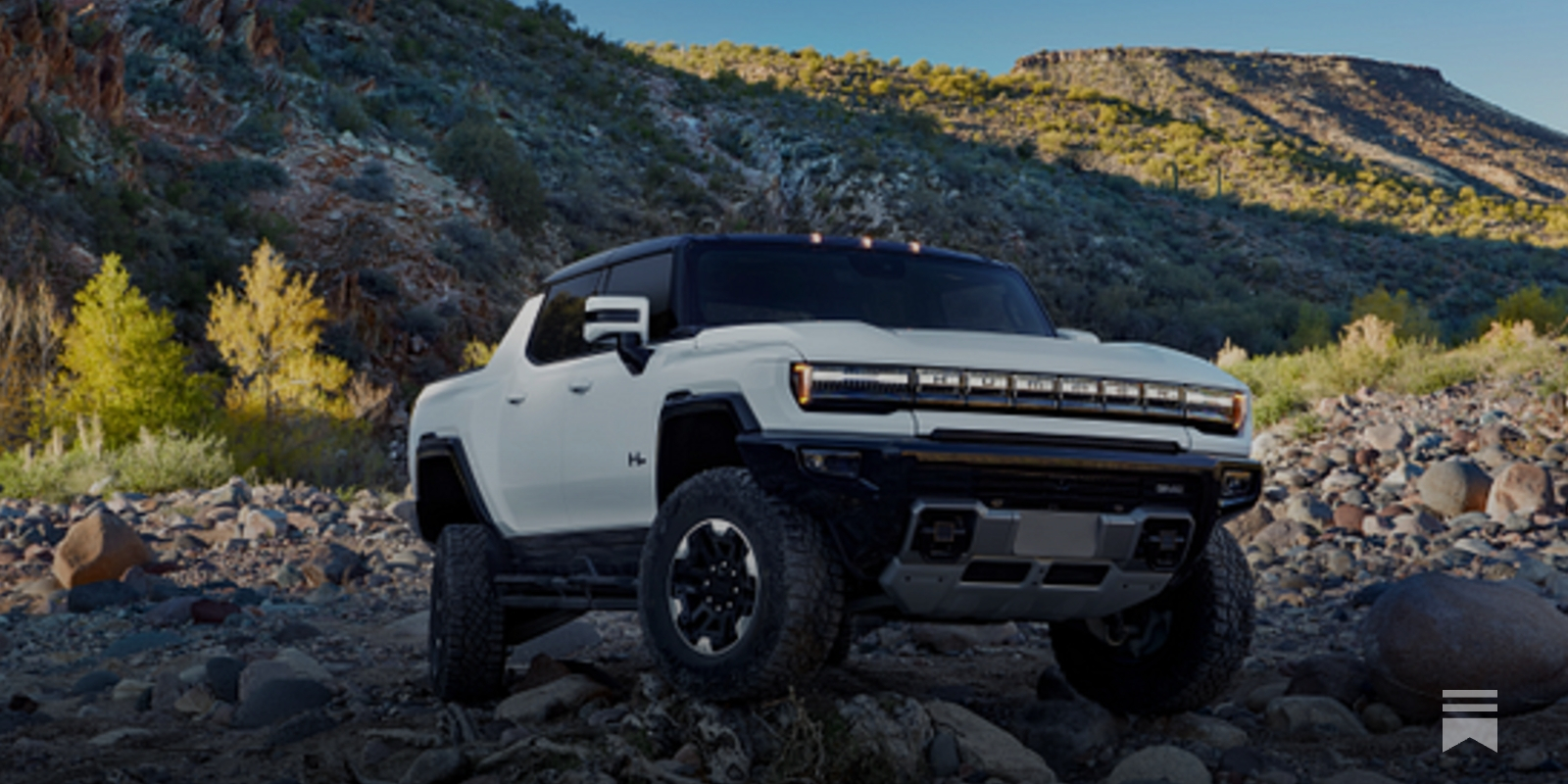 Hummer ev sales turning radius