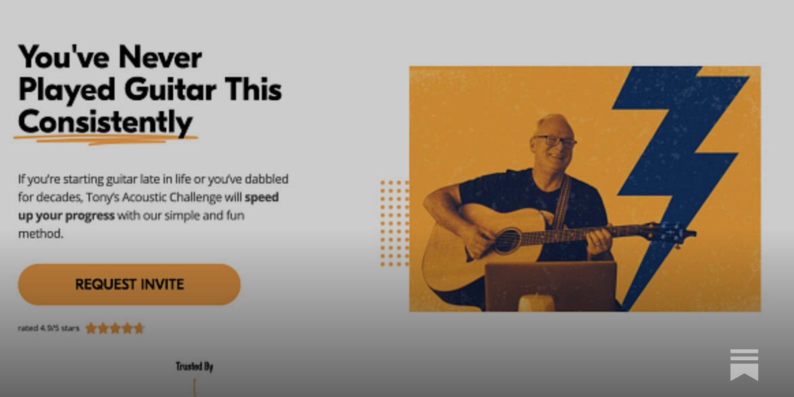 Tony's acoustic deals challenge