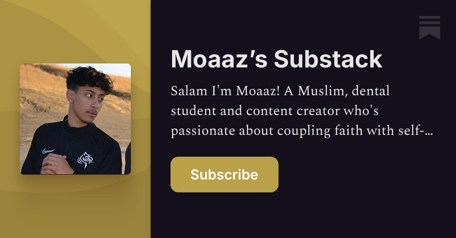 Prove Your Faith. - Moaaz’s Substack