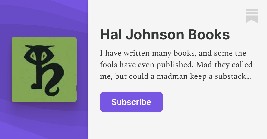 Hal Johnson Books | Substack