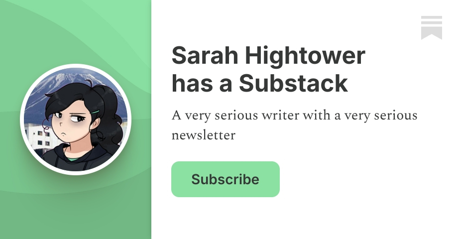 Sarah Hightower has a Substack | Substack