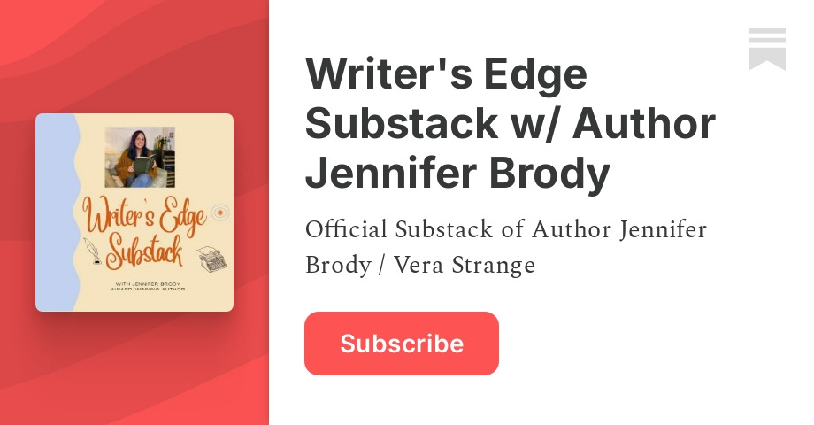 Writer s Edge Substack w Author Jennifer Brody Substack