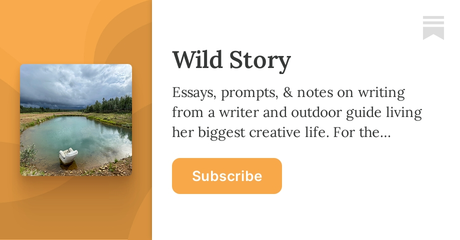 Wild Story | Jenny O'Connell | Substack