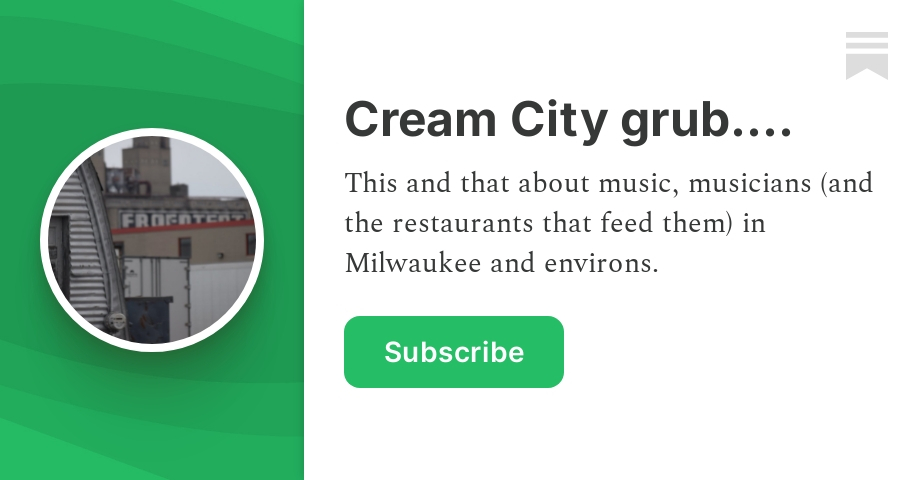 Cream City grub Jonathan Brodie Substack