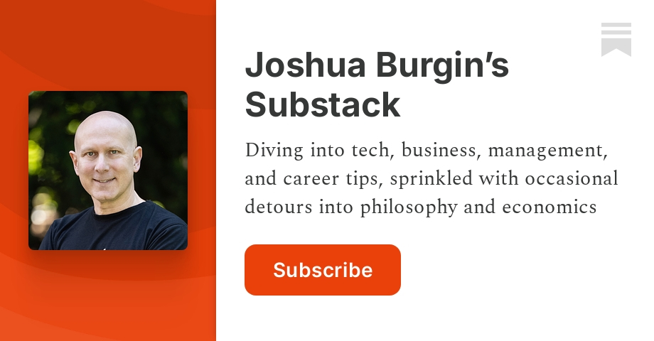 Joshua Burgin’s Substack | Substack