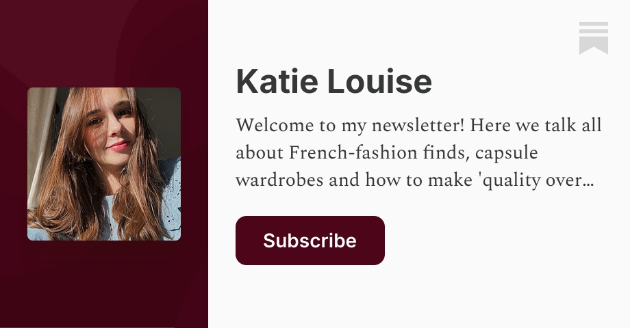 Katie Louise | Substack