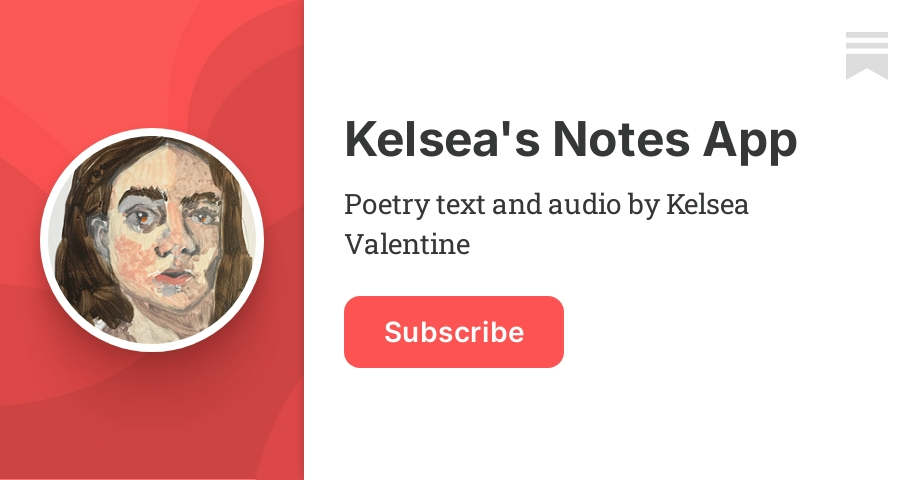 Kelsea Poems | Kelsea Brunner | Substack