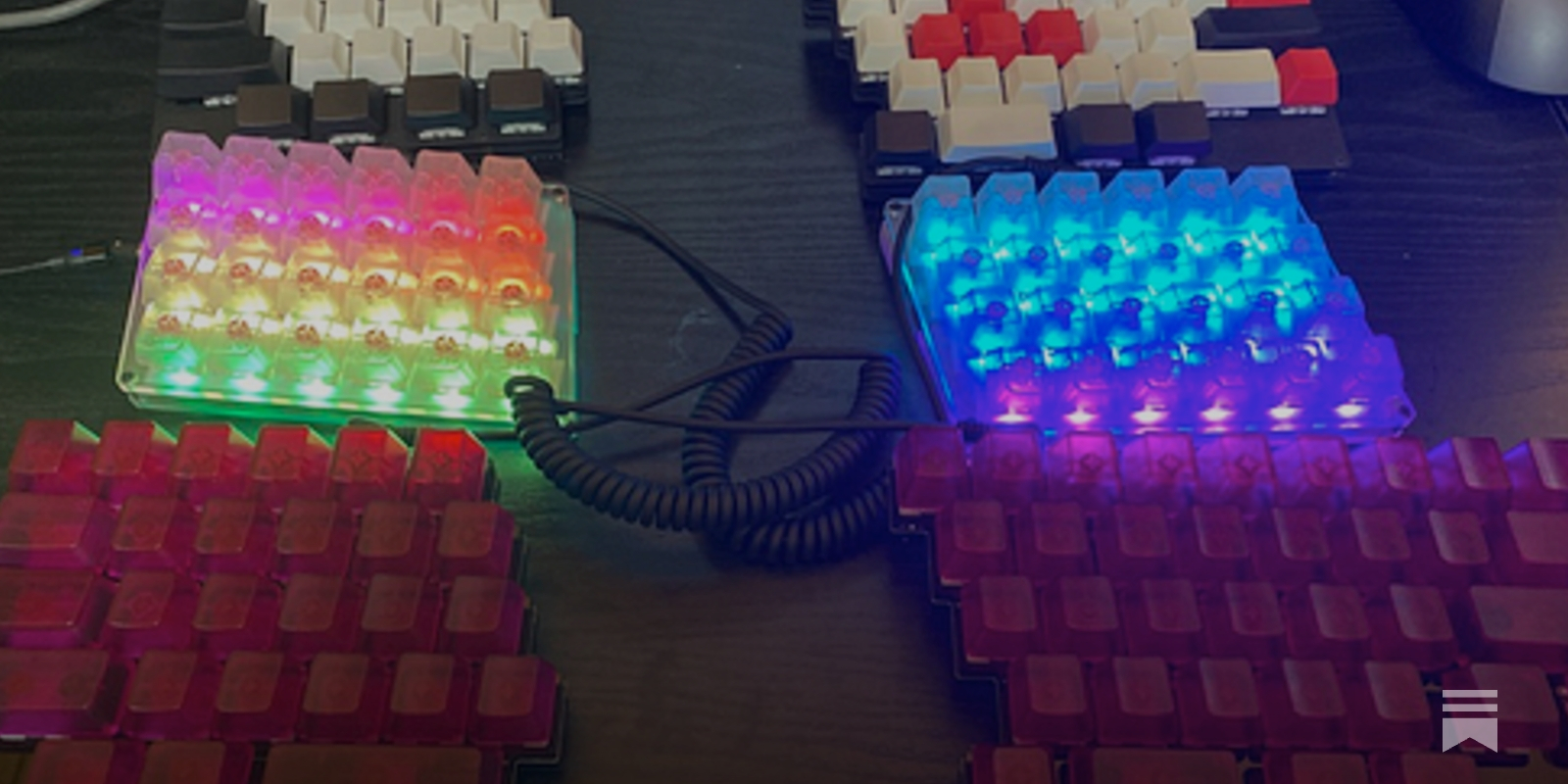 2024-25 秋冬新作  自作キーボード沼#5 同じプロファイルでも素材によって押し心地 ベッドフレーム