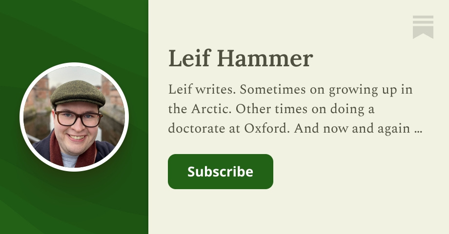 Leif Hammer | Leif B. Hammer | Substack