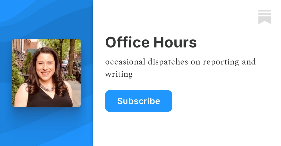 Office Hours | Lindsay Gellman | Substack