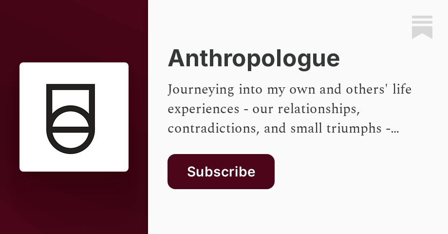 Anthropologue | Natalja Laurey | Substack