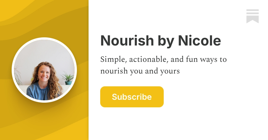 Nourish by Nicole | Nicole Maffuccio | Substack