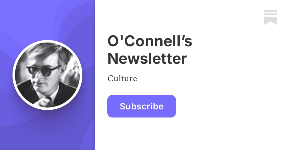 O'Connell’s Newsletter | O'Connell Driscoll | Substack