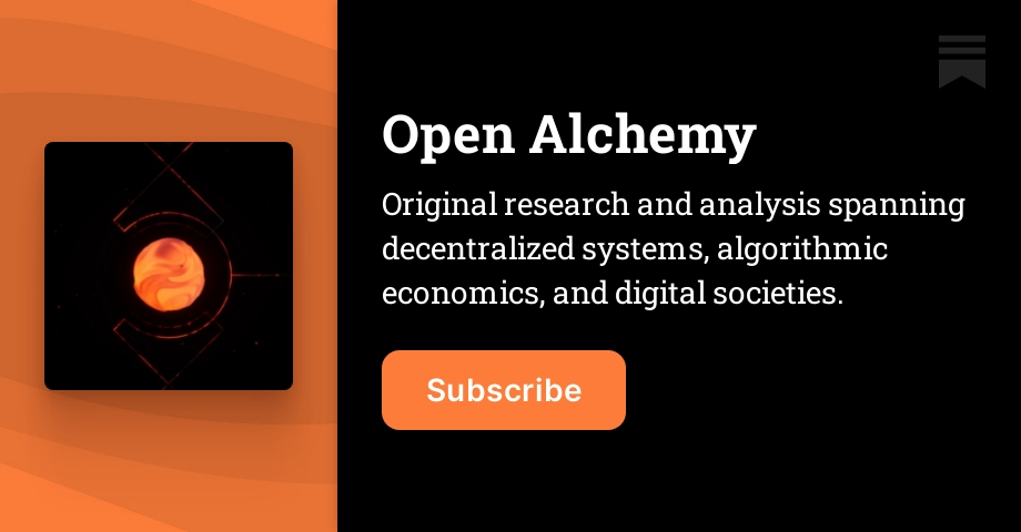 Open Alchemy | Saneel Sreeni | Substack