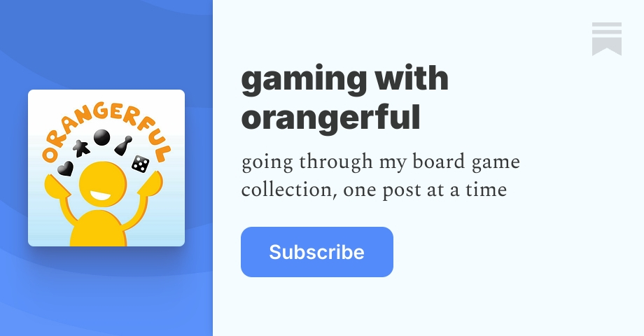 My Board Game Collection - orangerful with Substack