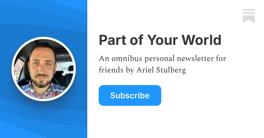 Part of Your World | Ariel Stulberg | Substack