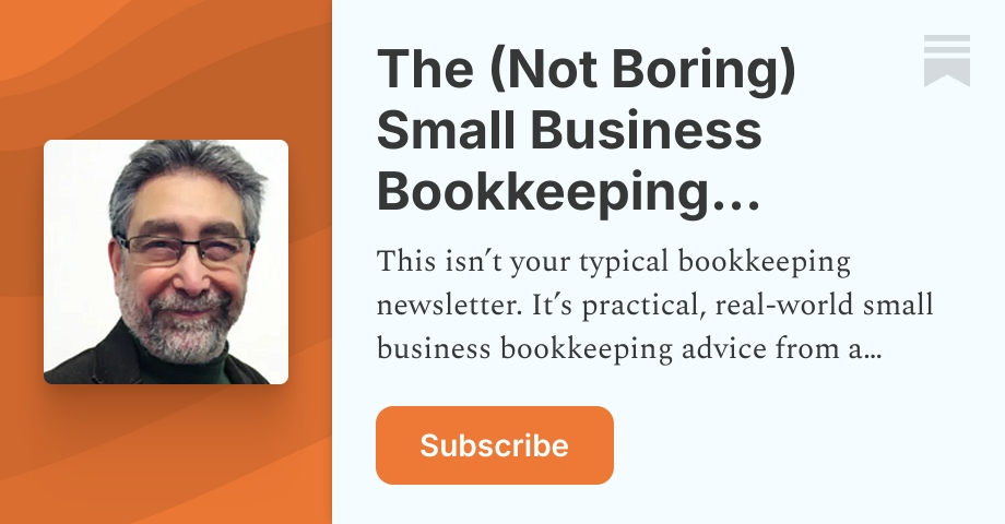 The Bookkeeper Mensch's Corner | Paul Rosenblum | Substack