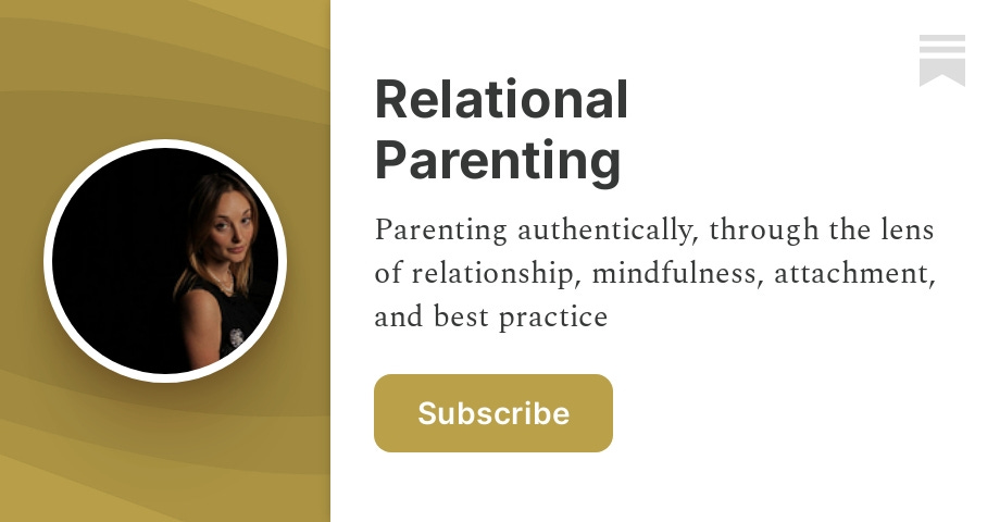 Relational Parenting | Sharon Niv, Ph.D. | Substack