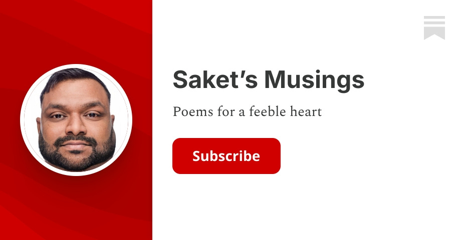 Saket’s Musings | Saket Sinha | Substack