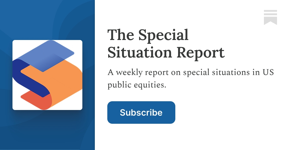 The Special Situation Report | David Paolella | Substack