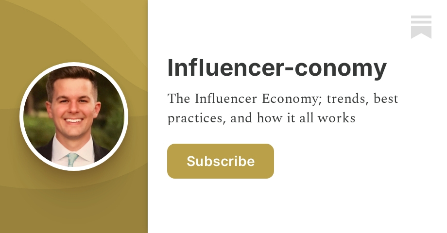 Influencer-conomy | Steven Houghton Jr | Substack