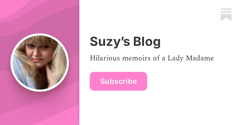 Suzy’s Blog | Suzy Ashby | Substack