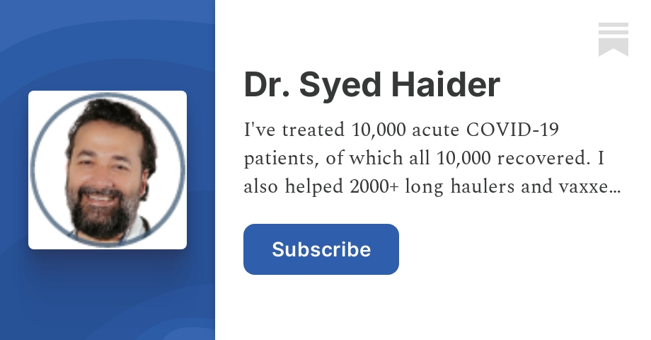 Dr. Syed Haider | Substack