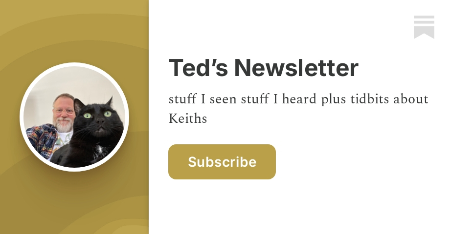 Ted’s Newsletter | Ted Travelstead | Substack