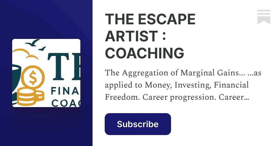 THE ESCAPE ARTIST : COACHING | Substack