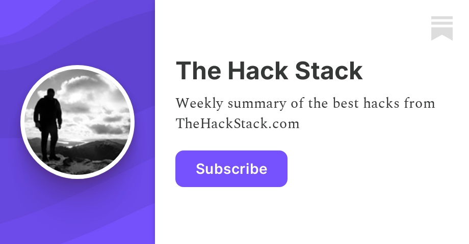 The Hack Stack | Substack