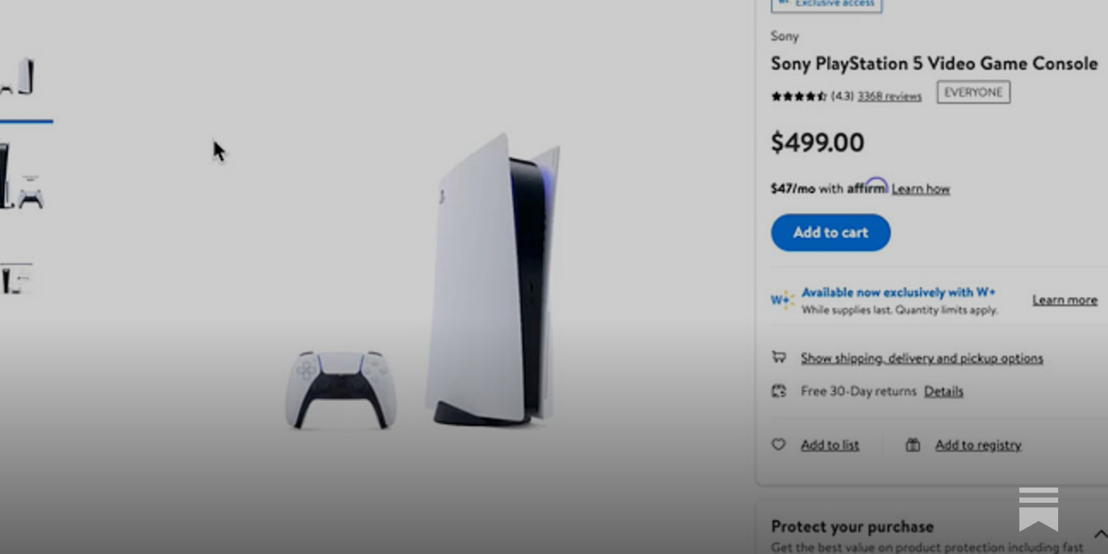 Walmart ps5 order 2025