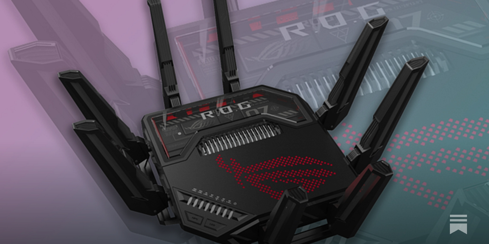 The WiFi 7 Asus ROG Rapture GT-BE98 is a retro cool router