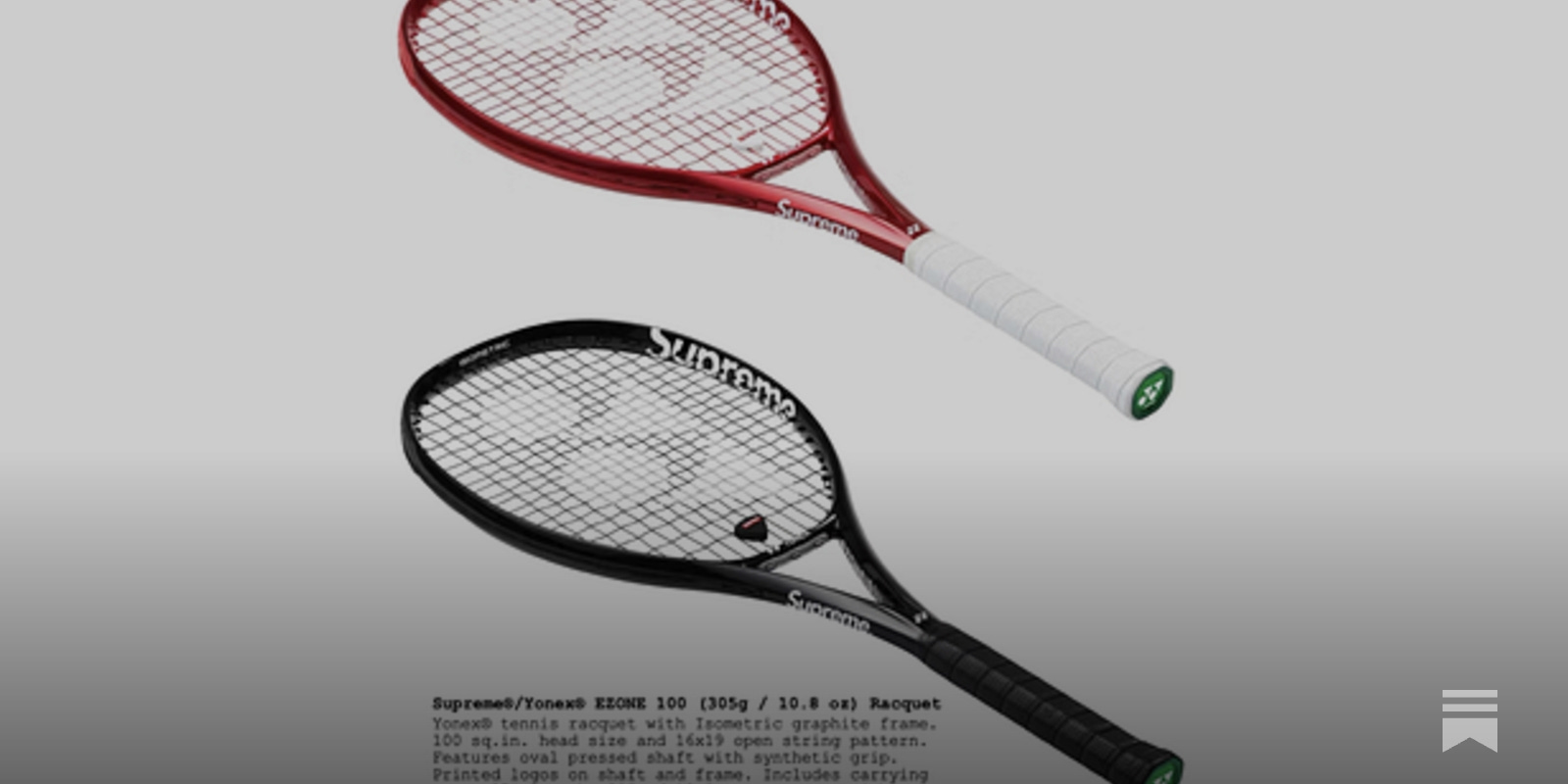 Supreme】Yonex® EZONE 100 Racquet Red ②