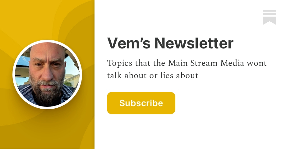 Vem’s Newsletter | Vem Miller | Substack